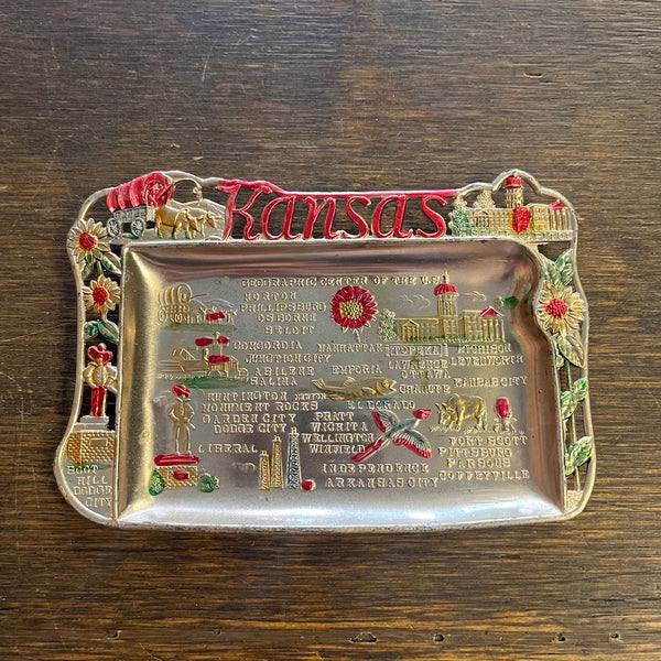 Vintage Souvenir State Ashtrays