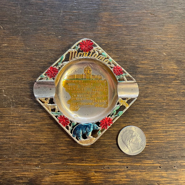 Vintage Souvenir State Ashtrays