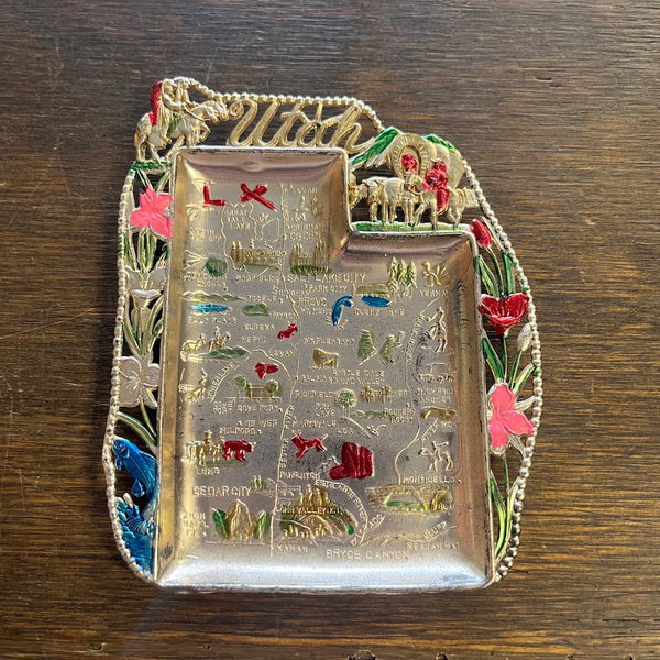 Vintage Souvenir State Ashtrays