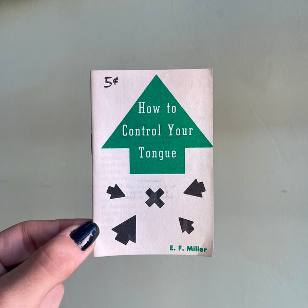 How to Control Your Tongue - Vintage 1957