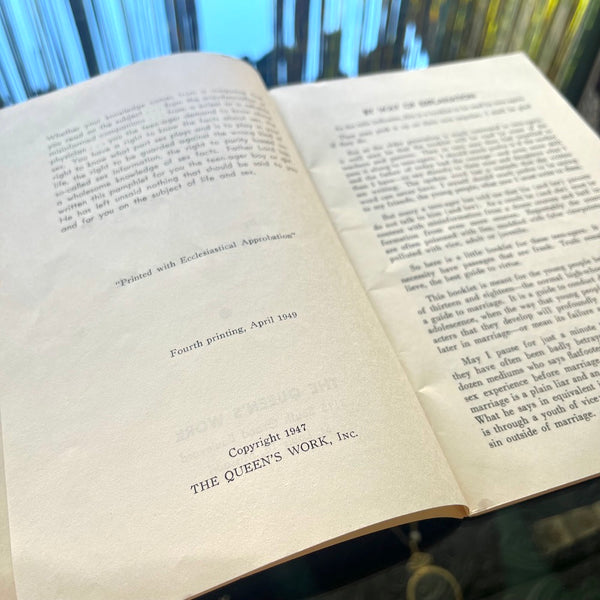 Love, Sex, and The Teen-Agers - Vintage 1949