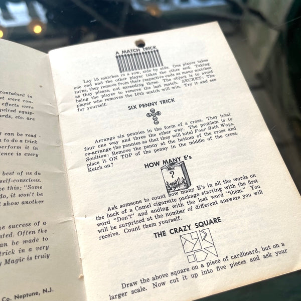 101 Magic Tricks - Vintage 1950's