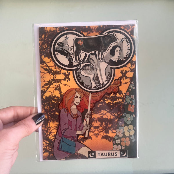 TAURUS - One of a Kind Zodiac Cards