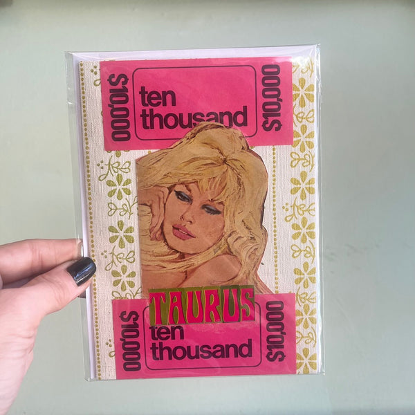 TAURUS - One of a Kind Zodiac Cards