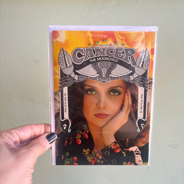 CANCER - One of a Kind Zodiac Card