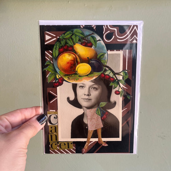 CANCER - One of a Kind Zodiac Card