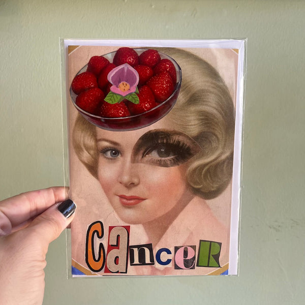 CANCER - One of a Kind Zodiac Card
