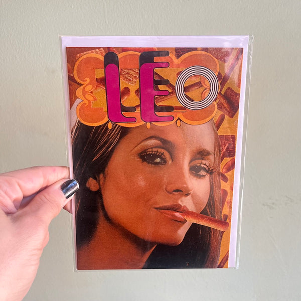 LEO - One of a Kind Zodiac Card