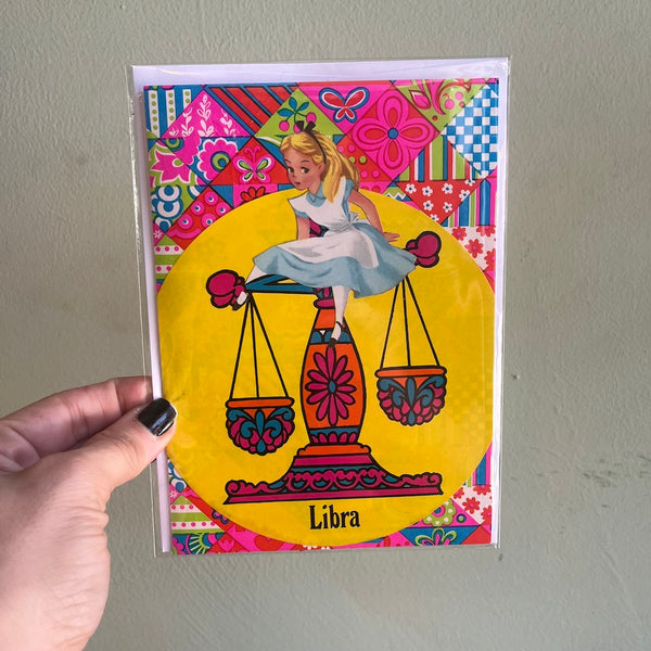 LIBRA - One of a Kind Zodiac Card