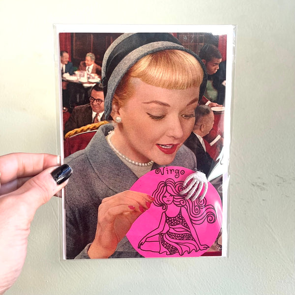 VIRGO - One of a Kind Zodiac Card