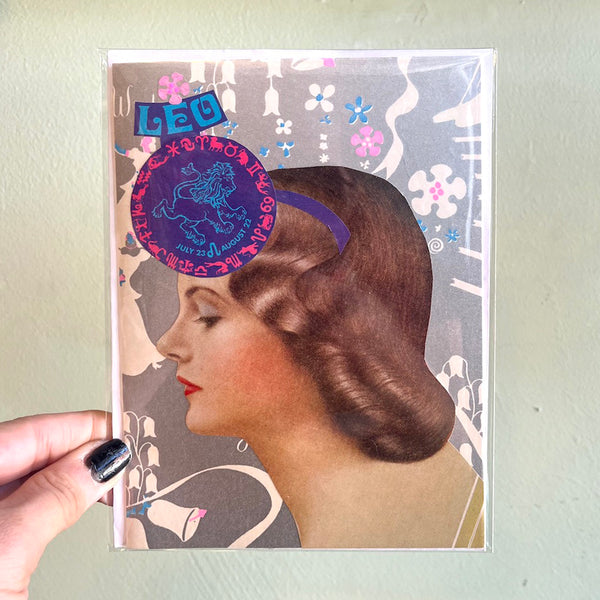 LEO - One of a Kind Zodiac Card