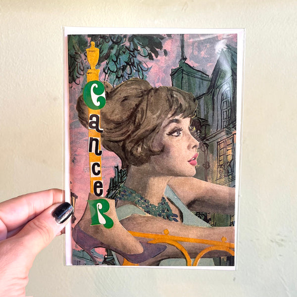 CANCER - One of a Kind Zodiac Card