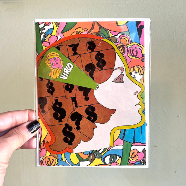 VIRGO - One of a Kind Zodiac Card