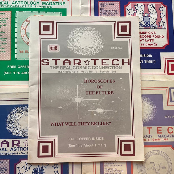 Star Tech: The Real Astrology Magazine - Vintage 1988