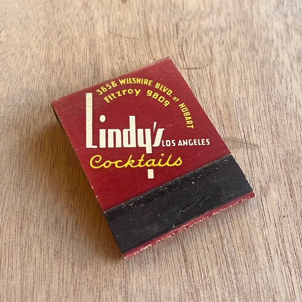 Vintage Restaurant, Bar, Club Matches - Los Angeles & California