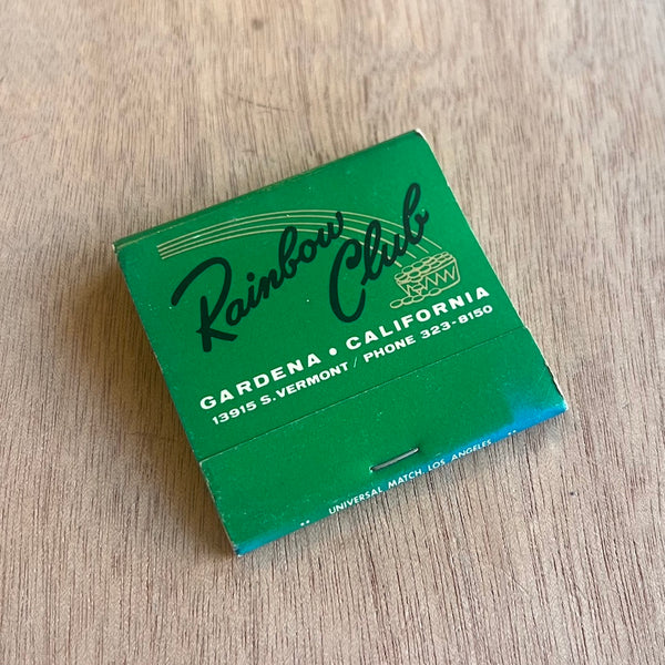 Vintage Restaurant, Bar, Club Matches - Los Angeles & California