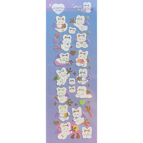 Floro Devil Sticker Sheet