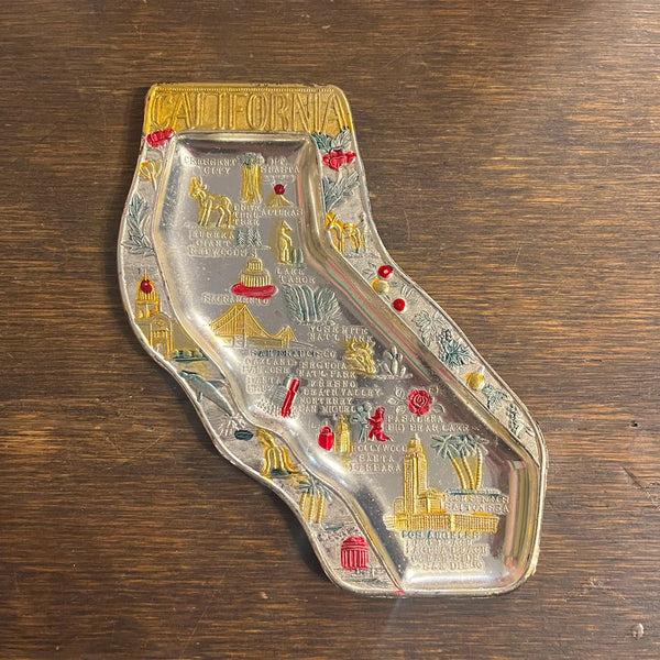 Vintage Souvenir State Ashtrays