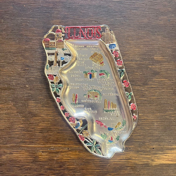 Vintage Souvenir State Ashtrays