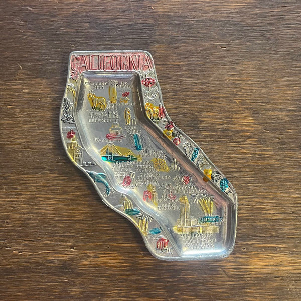 Vintage Souvenir State Ashtrays