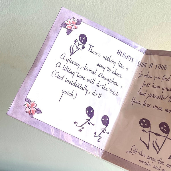 Vintage 1940's Cheer Up Card