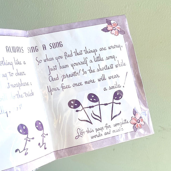 Vintage 1940's Cheer Up Card