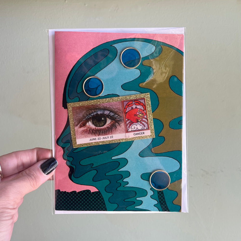 CANCER - One of a Kind Zodiac Card