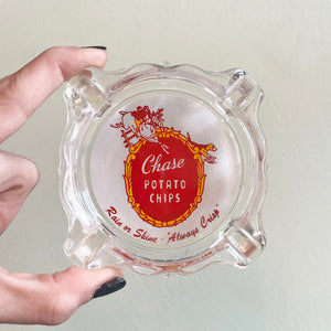 Vintage 1940's Chase Potato Chips Ashtray