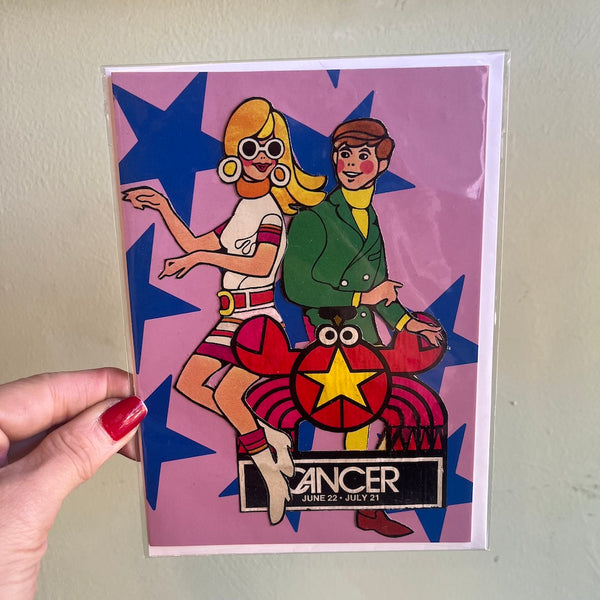 CANCER - One of a Kind Zodiac Card