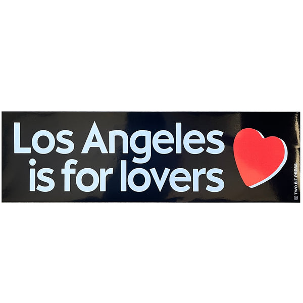 Los Angeles is for Lovers Bumper Sticker
