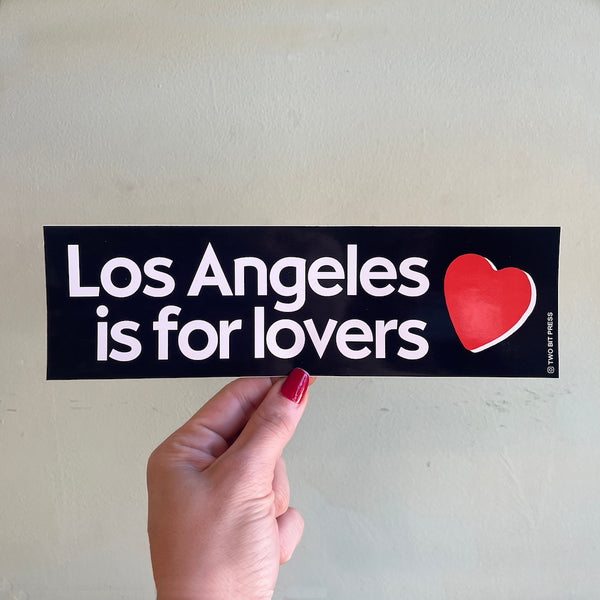 Los Angeles is for Lovers Bumper Sticker