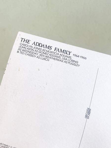 Vintage Addams Family Postcard