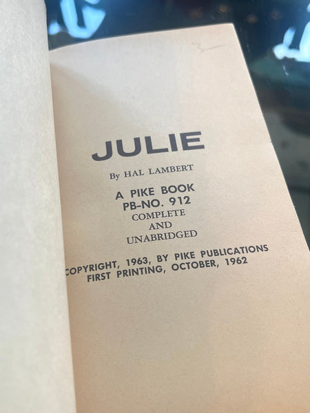 Julie: A Sex-Starved Hollywood Nympho - Vintage 1962