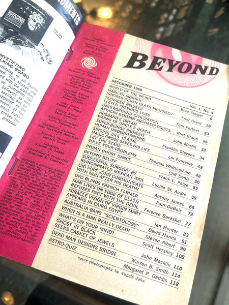 Beyond Magazine - Vintage December 1968