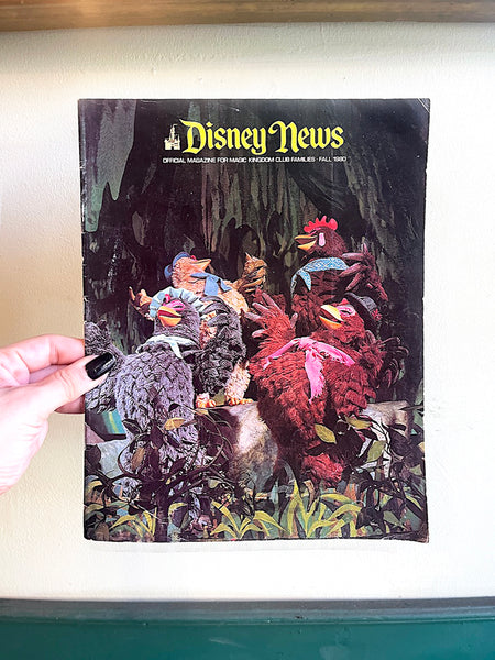 Disney News Magazine - Vintage 1980