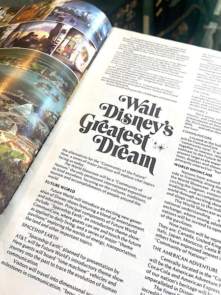 Disney News Magazine - Vintage 1980