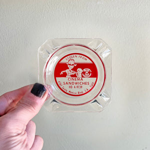 Vintage 1950's Cinema Sandwiches Ashtray