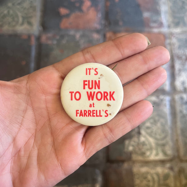 Vintage Food & Restaurant Buttons