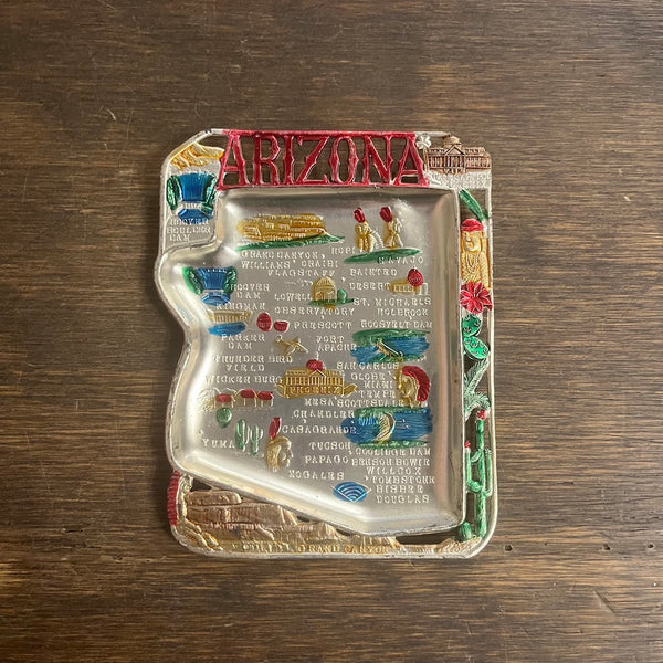 Vintage Souvenir State Ashtrays