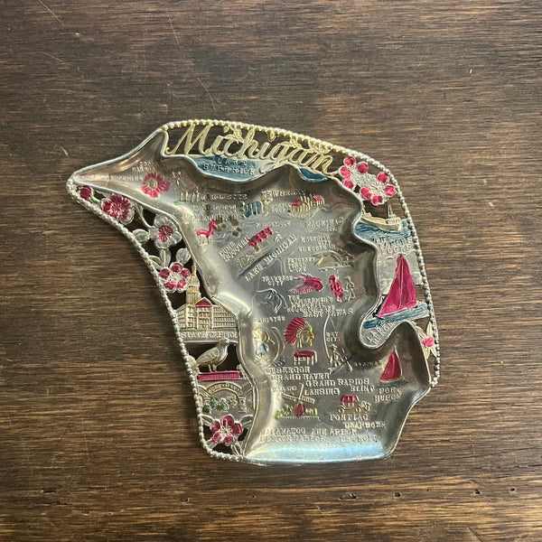 Vintage Souvenir State Ashtrays