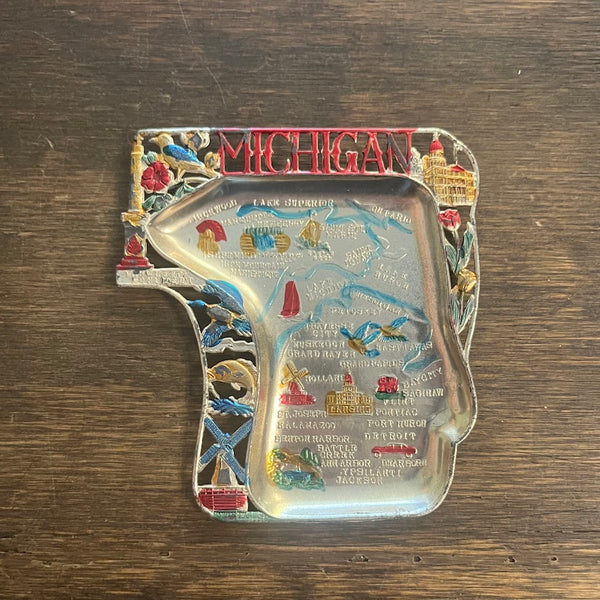 Vintage Souvenir State Ashtrays