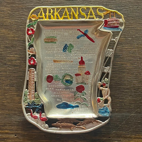 Vintage Souvenir State Ashtrays