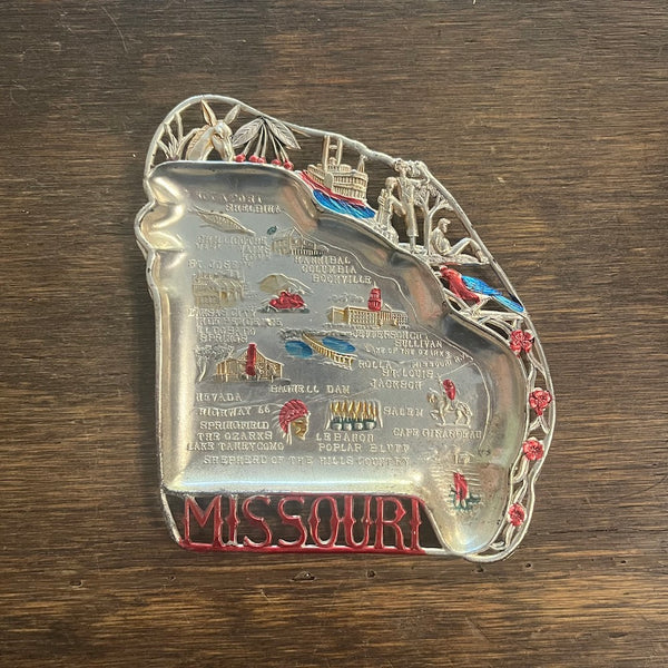 Vintage Souvenir State Ashtrays