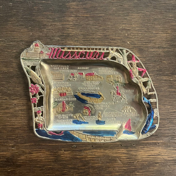 Vintage Souvenir State Ashtrays