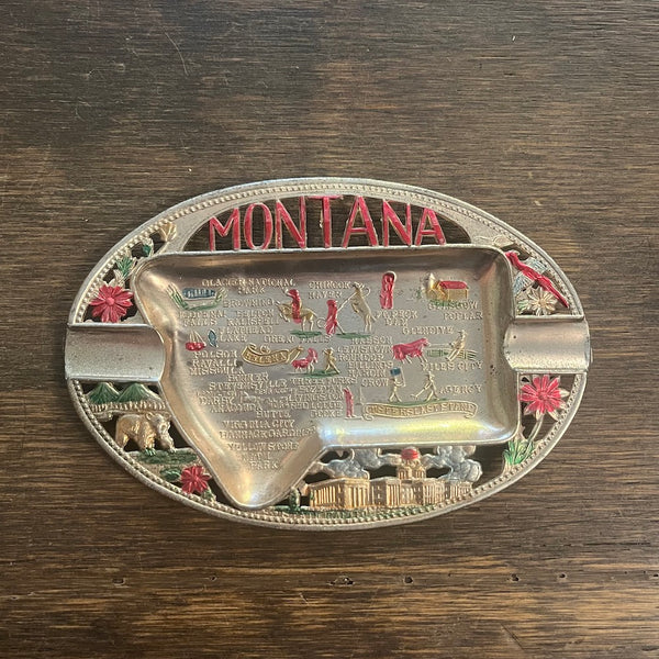 Vintage Souvenir State Ashtrays