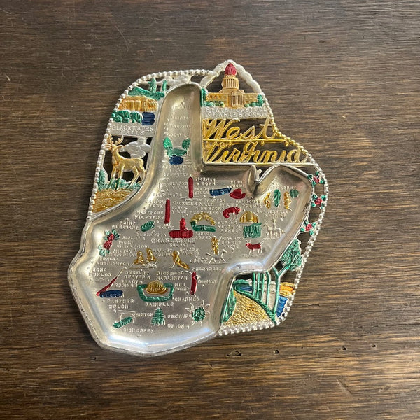 Vintage Souvenir State Ashtrays