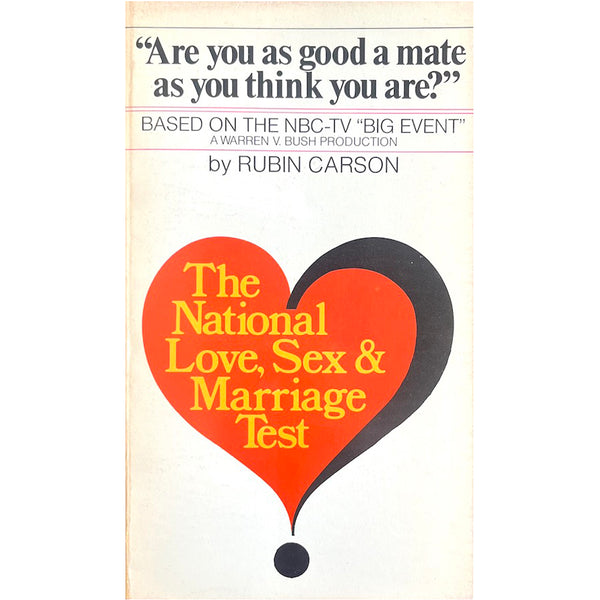 Love, Sex, & Marriage Test - Vintage 1978