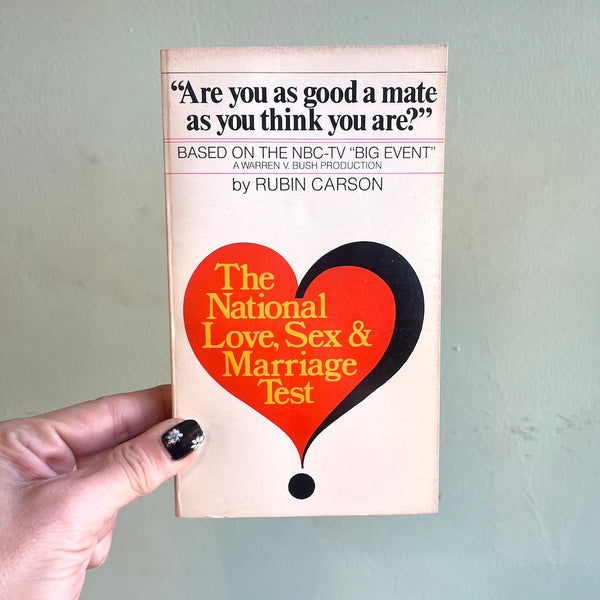 Love, Sex, & Marriage Test - Vintage 1978