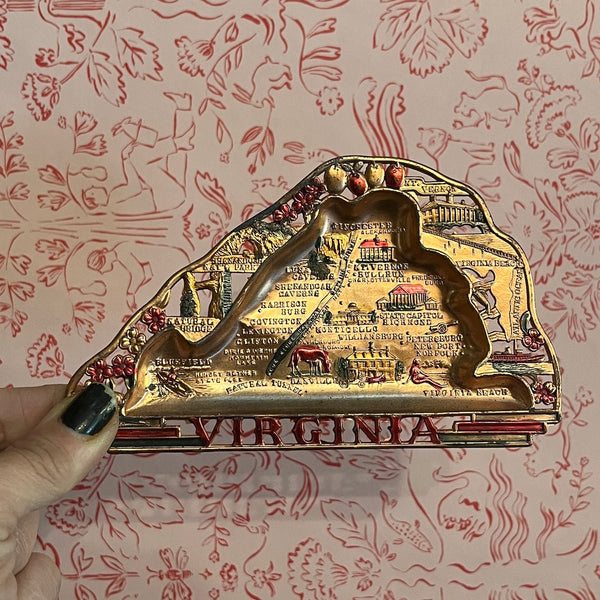 Vintage $5 State Ashtrays