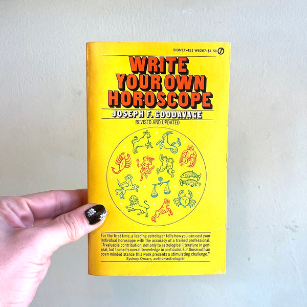 Write Your Horoscope - Vintage 1968